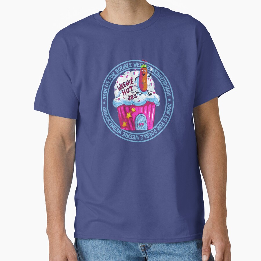 Spongebob Squarepants Weenie Hut Jr S Distressed Logo T-shirt - Image 4