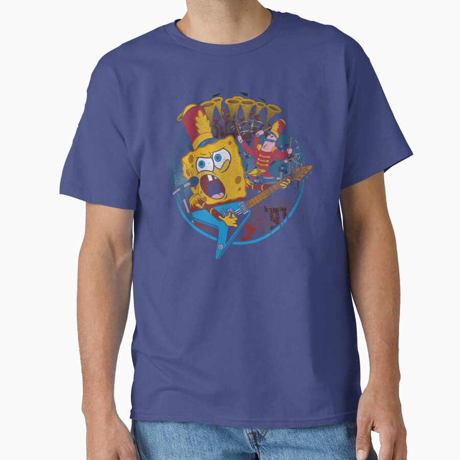 Spongebob Squarepants Super Bowl Band T-shirt - Image 4
