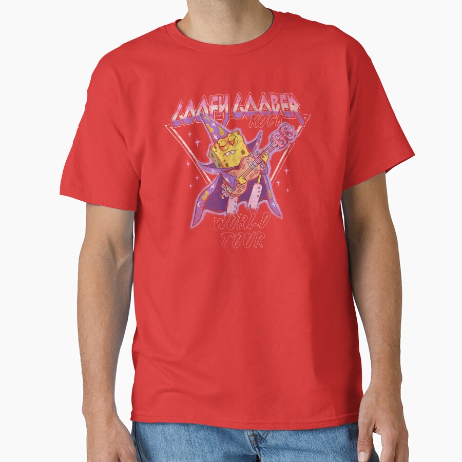 Spongebob Squarepants Goofy Goober Rock World Tour T-shirt - Image 5