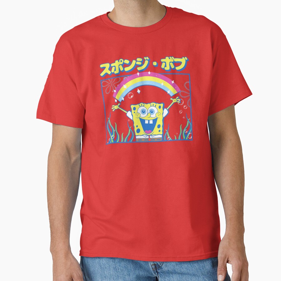Spongebob Squarepants Kanji Spongebob T-shirt - Image 6