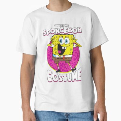 Alternative view of Spongebob Squarepants Halloween This Is My Spongebob Costume T-shirt
