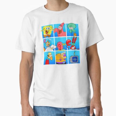 Alternative view of Spongebob Squarepants Group Character Box Up T-shirt