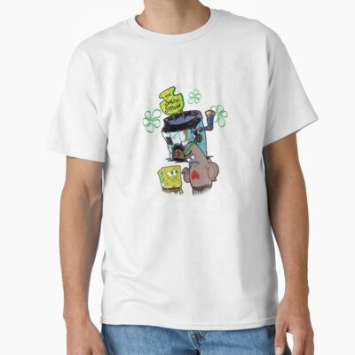 Alternative view of Spongebob Squarepants The Salty Spitoon How Tough Are Ya T-shirt
