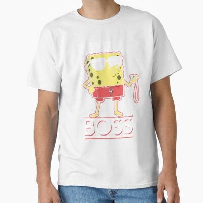 Alternative view of Spongebob Squarepants Lifeguard Like A Boss T-shirt