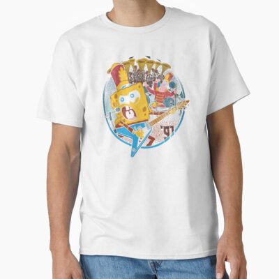 Alternative view of Spongebob Squarepants Super Bowl Band T-shirt