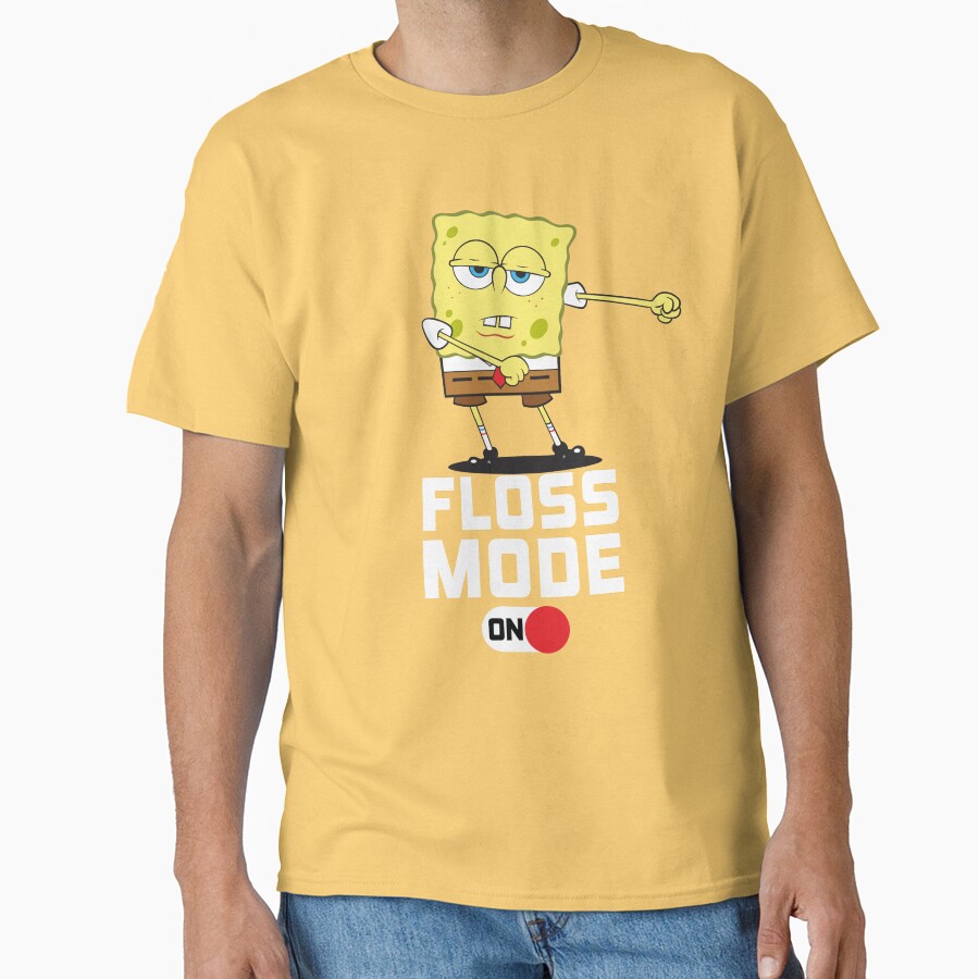 Spongebob Squarepants Floss Mode On Dancing Spongebob T-shirt - Image 6