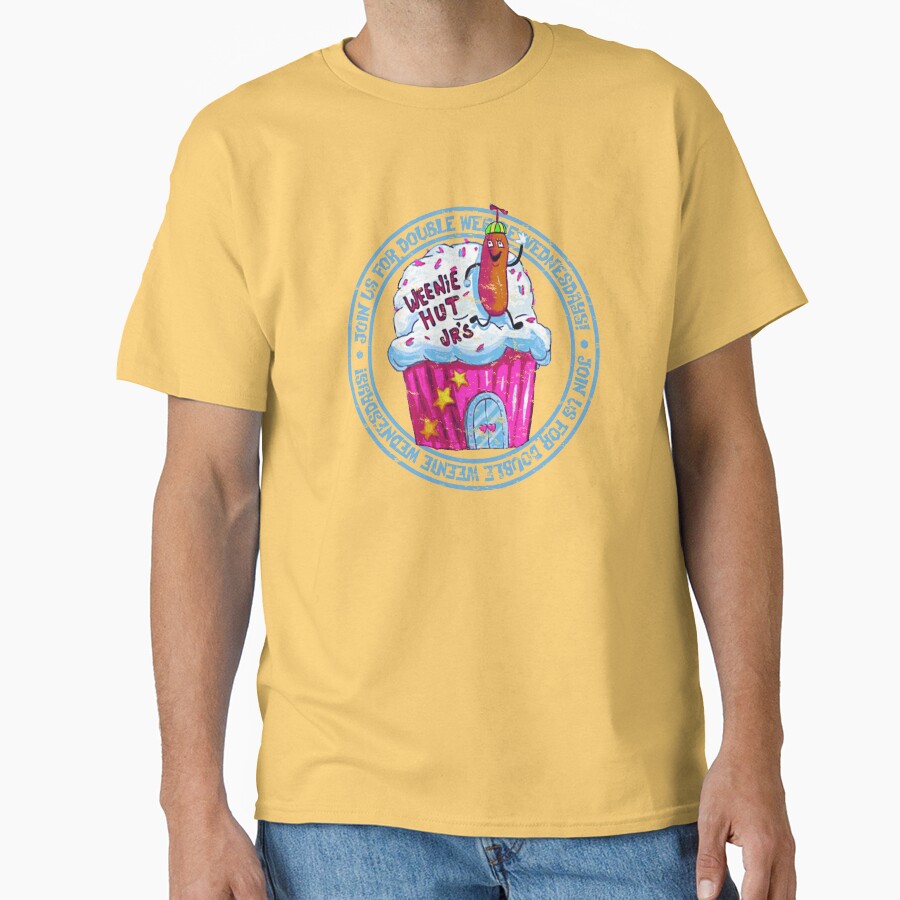 Spongebob Squarepants Weenie Hut Jr S Distressed Logo T-shirt - Image 6