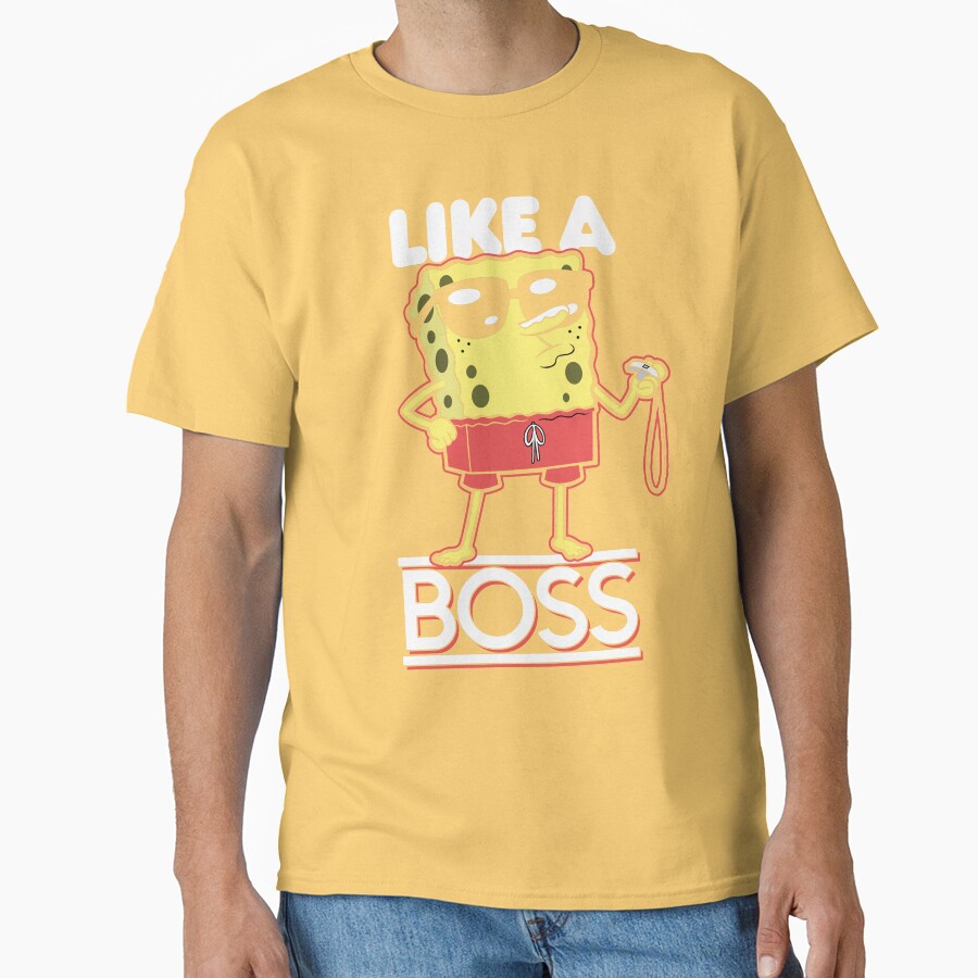 Spongebob Squarepants Lifeguard Like A Boss T-shirt - Image 6