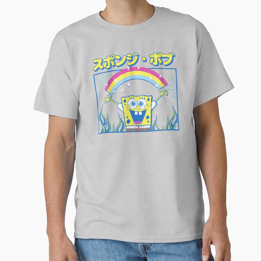 Spongebob Squarepants Kanji Spongebob T-shirt - Image 4