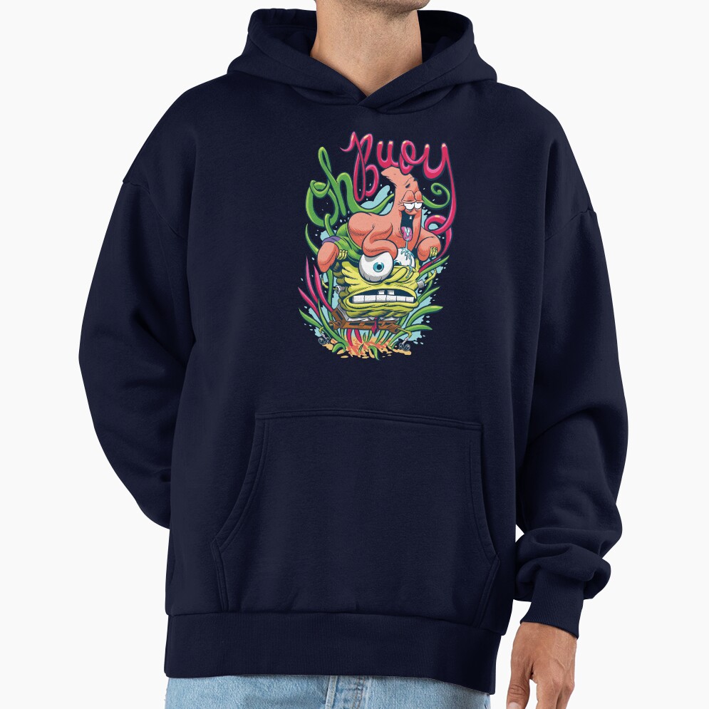 Spongebob Squarepants And Patrick Oh Buoy Hoodie - Image 5