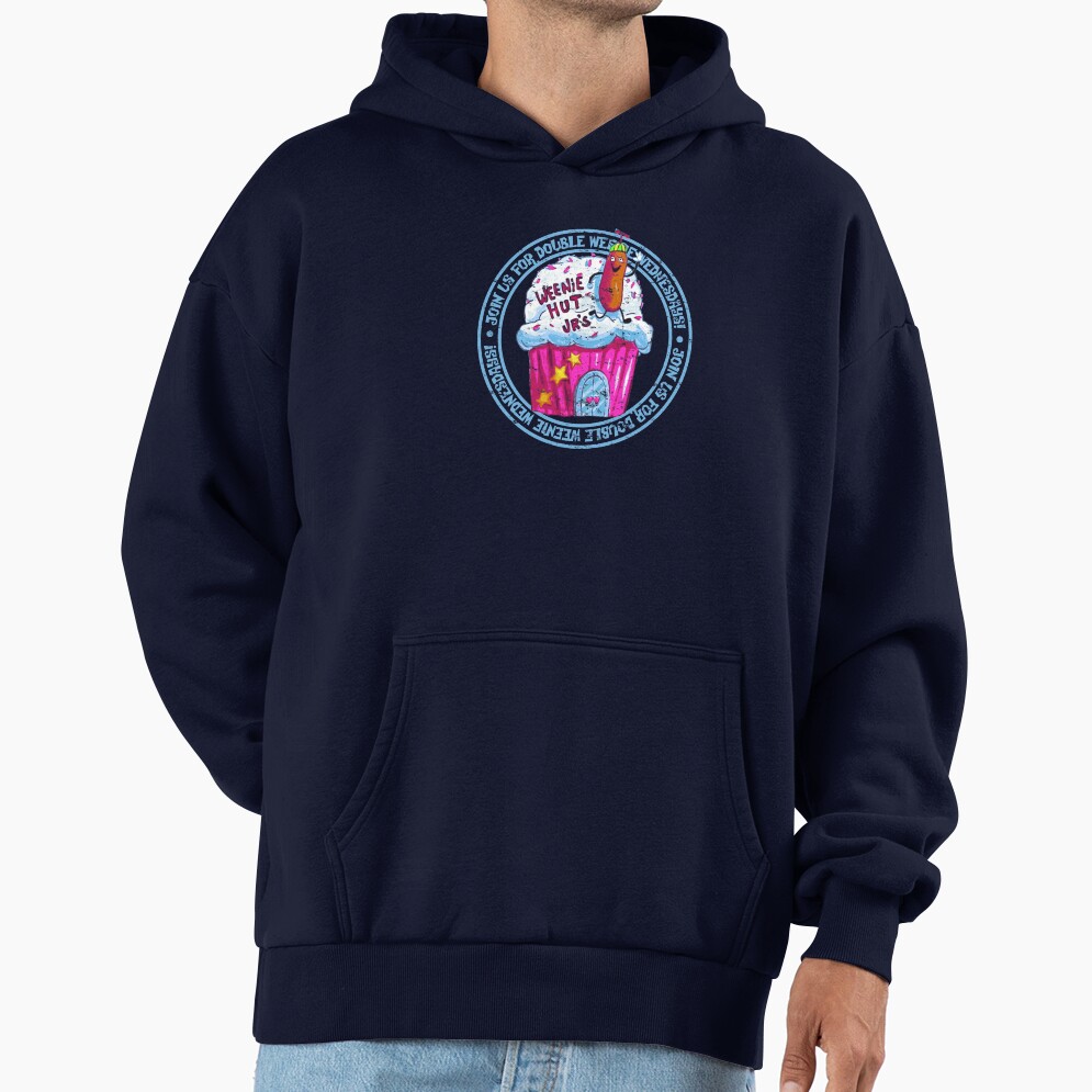 Spongebob Squarepants Weenie Hut Jr S Distressed Logo Hoodie - Image 5