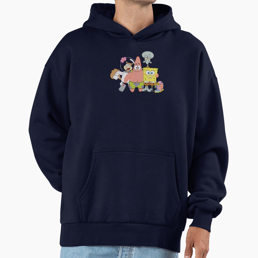 Spongebob Squarepants Happy Group Shot Hoodie - Image 5