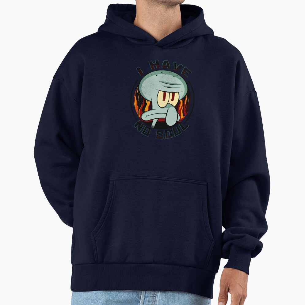 Spongebob Squarepants Squidward I Have No Soul Poster Hoodie - Image 5