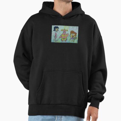 Alternative view of Spongebob Squarepants Patrick Squidward Girls Night Hoodie