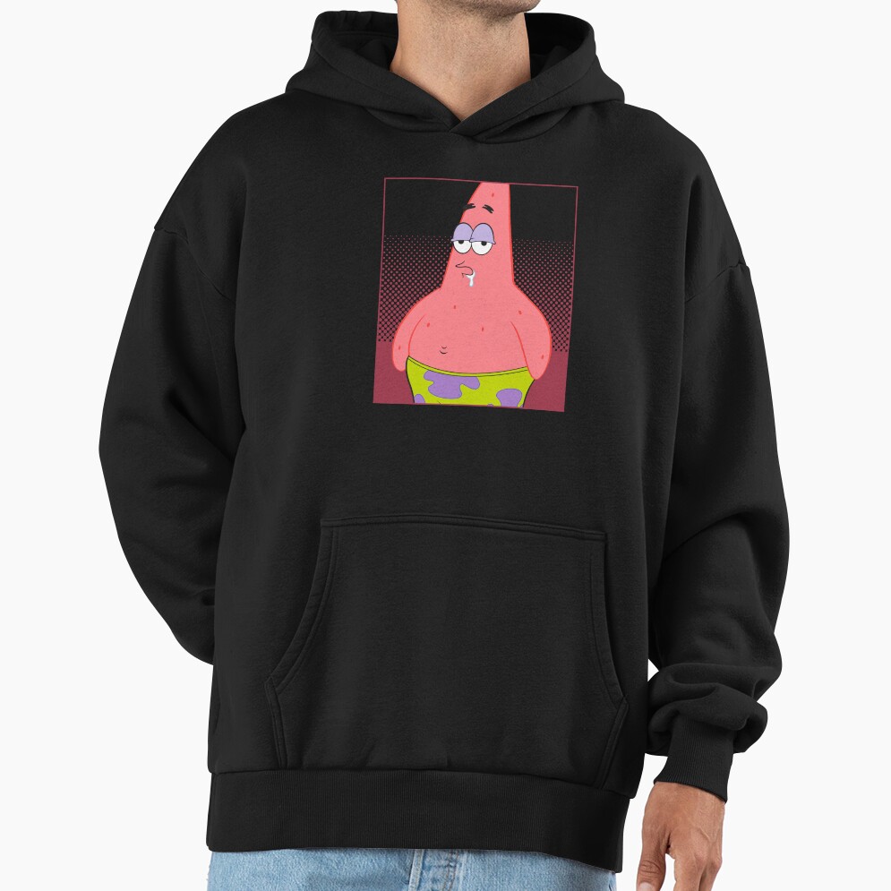 Spongebob Squarepants Drooling Patrick Star Portrait Hoodie