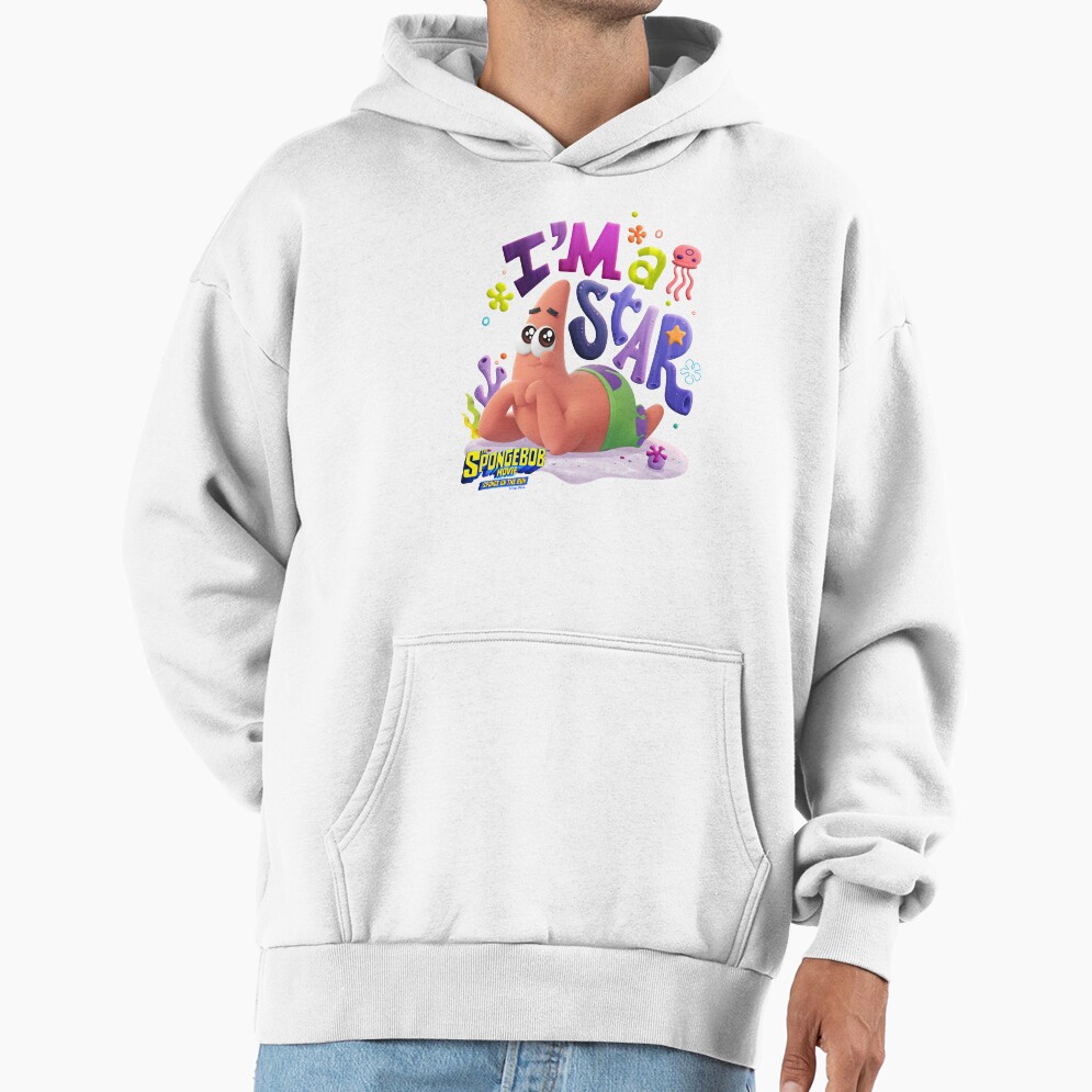The Spongebob Squarepants Movie Patrick I M A Star Hoodie - Image 2