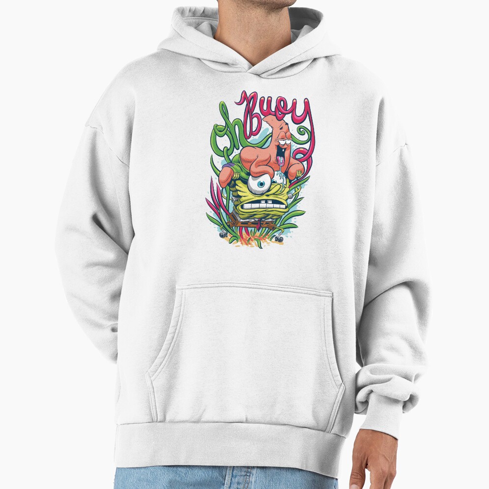 Spongebob Squarepants And Patrick Oh Buoy Hoodie - Image 2