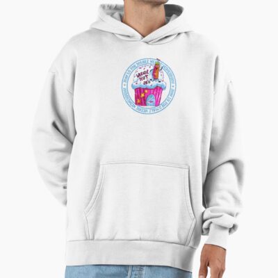 Alternative view of Spongebob Squarepants Weenie Hut Jr S Distressed Logo Hoodie