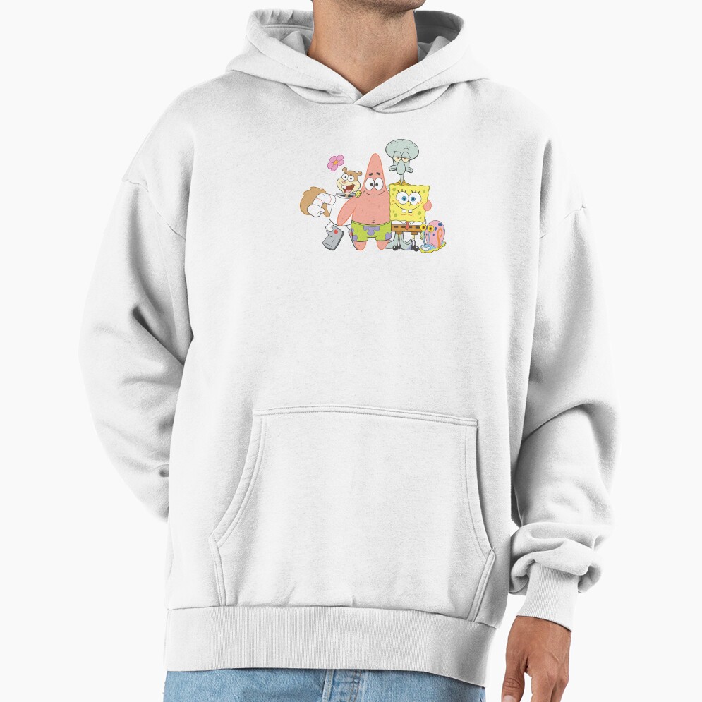 Spongebob Squarepants Happy Group Shot Hoodie - Image 2