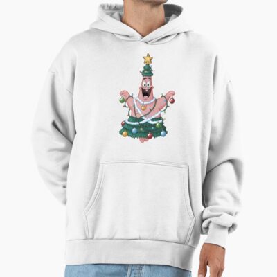 Alternative view of Spongebob Squarepants Patrick Star Christmas Tree Hoodie