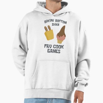 Alternative view of Spongebob Squarepants Bikini Bottom 2001 Fry Cook Games Hoodie