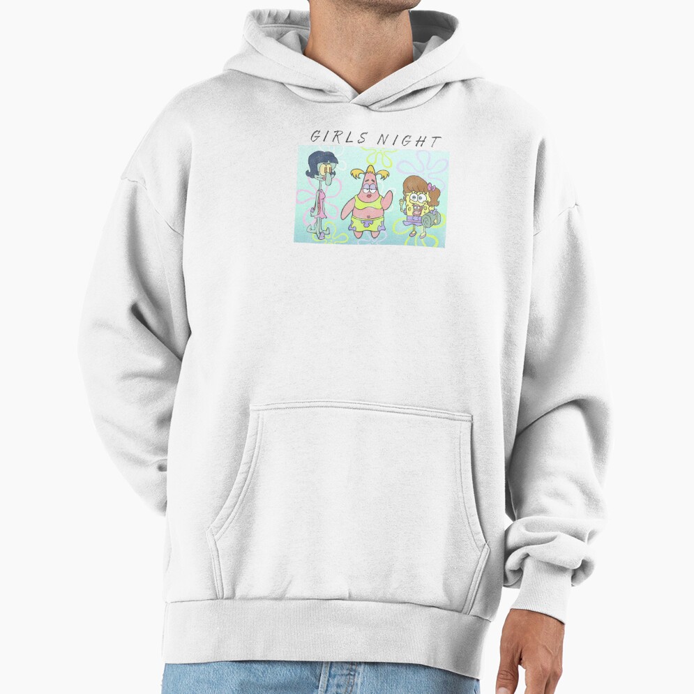 Spongebob Squarepants Patrick Squidward Girls Night Hoodie