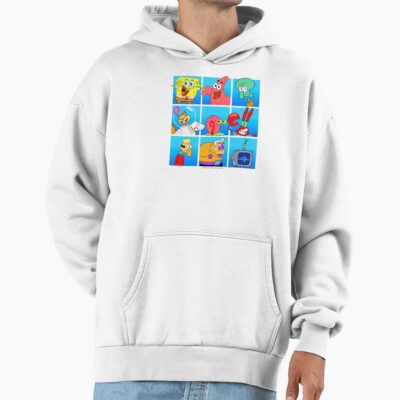 Alternative view of Spongebob Squarepants Group Character Box Up Hoodie