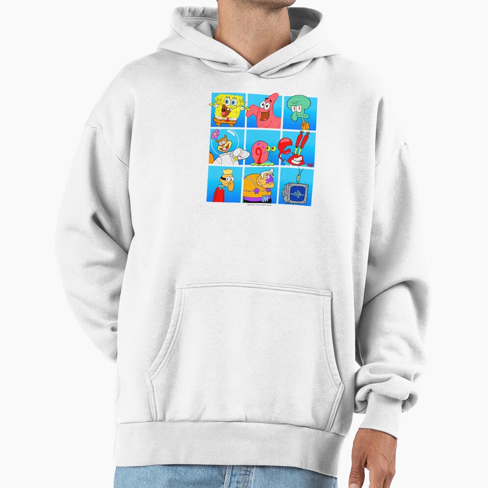 Spongebob Squarepants Group Character Box Up Hoodie - Image 2