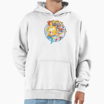 Alternative view of Spongebob Squarepants Super Bowl Band Hoodie
