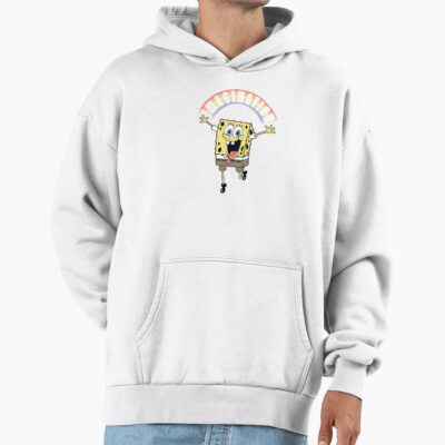 Alternative view of Spongebob Squarepants Imagination Rainbow Hoodie