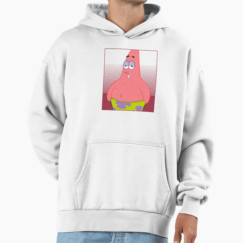 Spongebob Squarepants Drooling Patrick Star Portrait Hoodie - Image 2