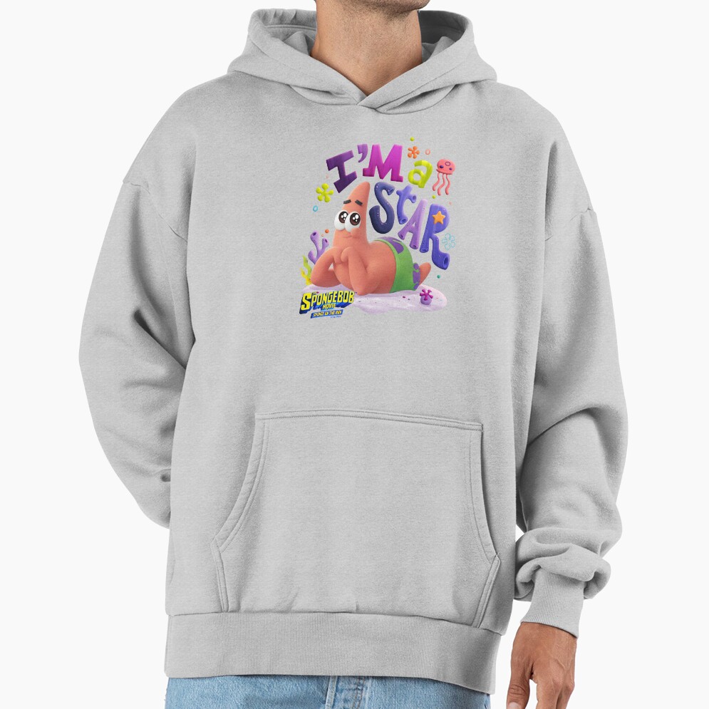 The Spongebob Squarepants Movie Patrick I M A Star Hoodie - Image 5