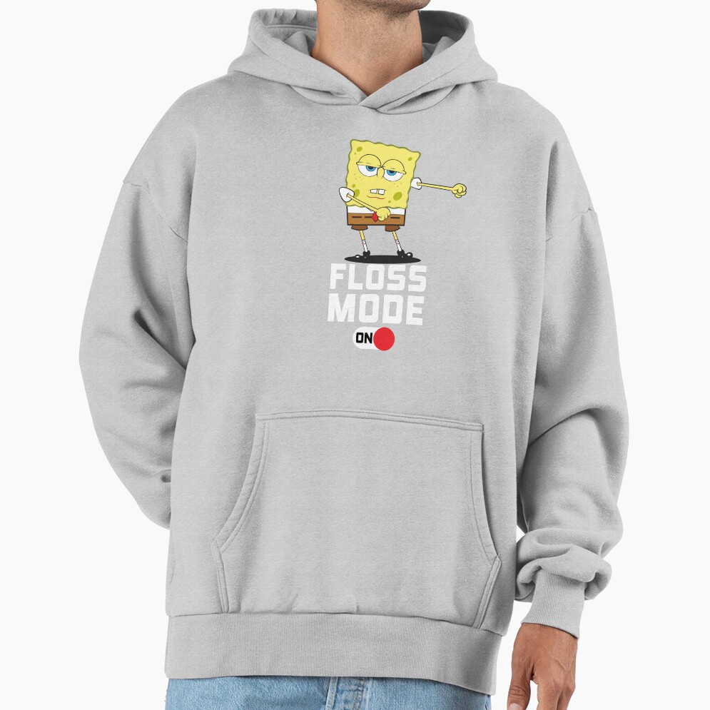 Spongebob Squarepants Floss Mode On Dancing Spongebob Hoodie - Image 5