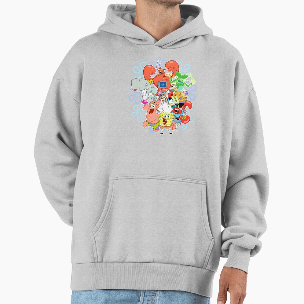 Spongebob Squarepants Group Shot Gangs All Here Hoodie - Image 4