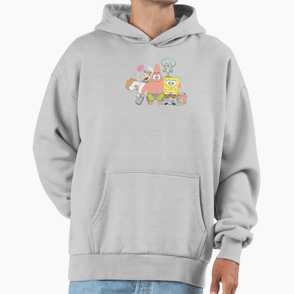 Spongebob Squarepants Happy Group Shot Hoodie