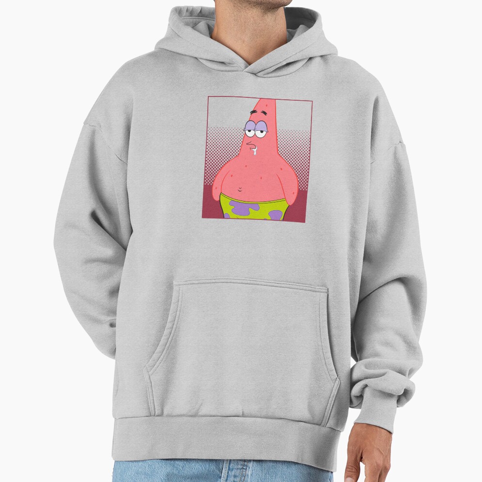 Spongebob Squarepants Drooling Patrick Star Portrait Hoodie - Image 4