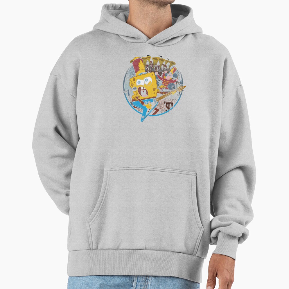 Spongebob Squarepants And Patrick Super Bowl Band Hoodie - Image 4