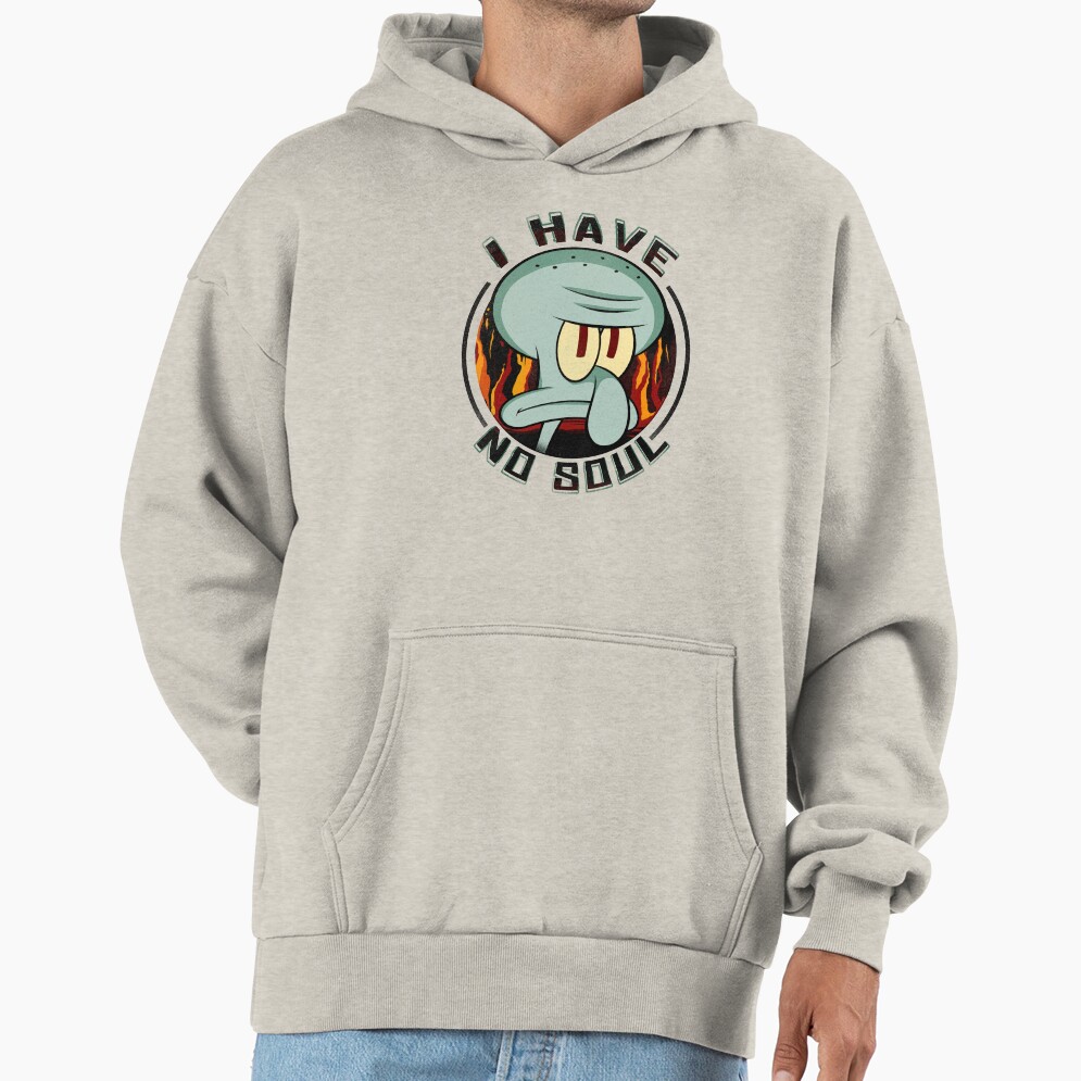 Spongebob Squarepants Squidward I Have No Soul Poster Hoodie - Image 3