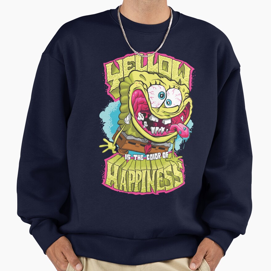 Spongebob Squarepants Yellow Happiness Sweatshirt