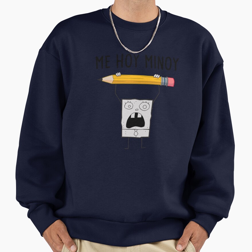 Spongebob Squarepants Doodle Bob Me Hoy Minoy Portrait Sweatshirt - Image 5