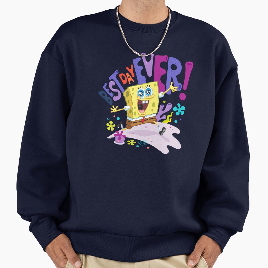 The Spongebob Squarepants Movie Best Day Ever Sweatshirt - Image 5
