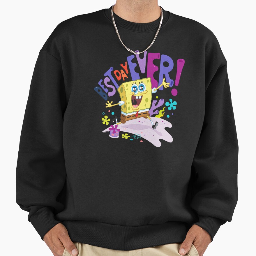 The Spongebob Squarepants Movie Best Day Ever Sweatshirt - Image 3