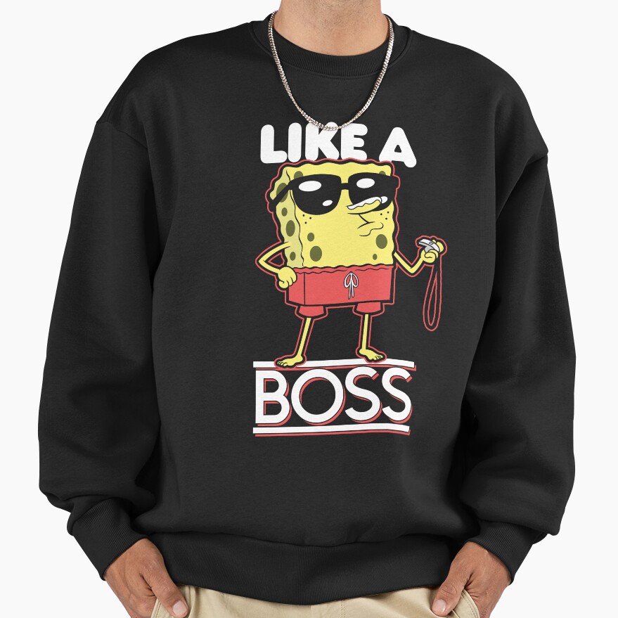 Spongebob Squarepants Lifeguard Like A Boss Sweatshirt