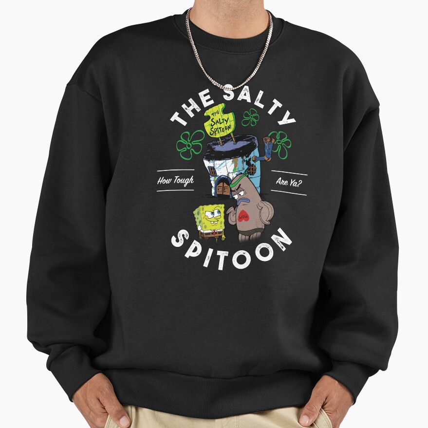 Spongebob Squarepants The Salty Spitoon How Tough Are Ya Sweatshirt