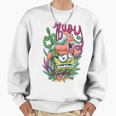 Alternative view of Spongebob Squarepants And Patrick Oh Buoy Sweatshirt