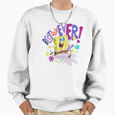 Alternative view of The Spongebob Squarepants Movie Best Day Ever Sweatshirt