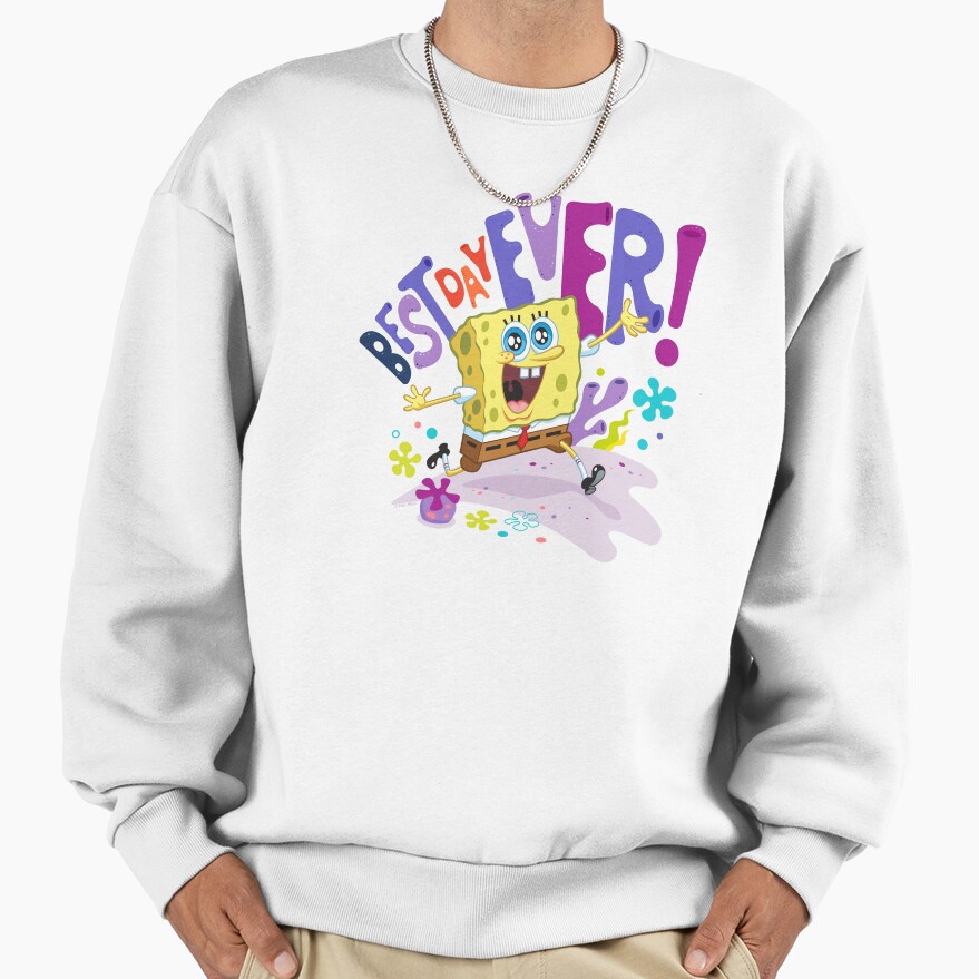 The Spongebob Squarepants Movie Best Day Ever Sweatshirt - Image 2