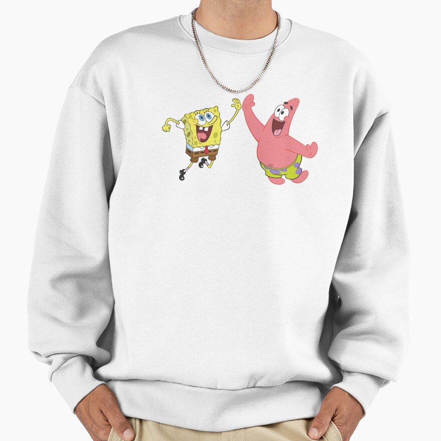 Spongebob Squarepants And Patrick High Five Sweatshirt