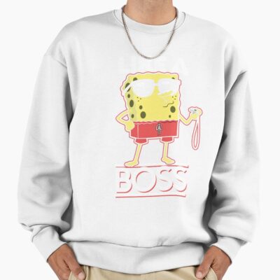 Alternative view of Spongebob Squarepants Lifeguard Like A Boss Sweatshirt