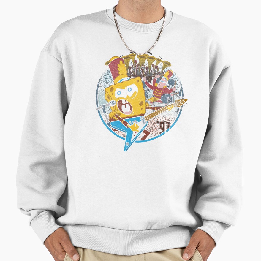 Spongebob Squarepants And Patrick Super Bowl Band Sweatshirt - Image 2